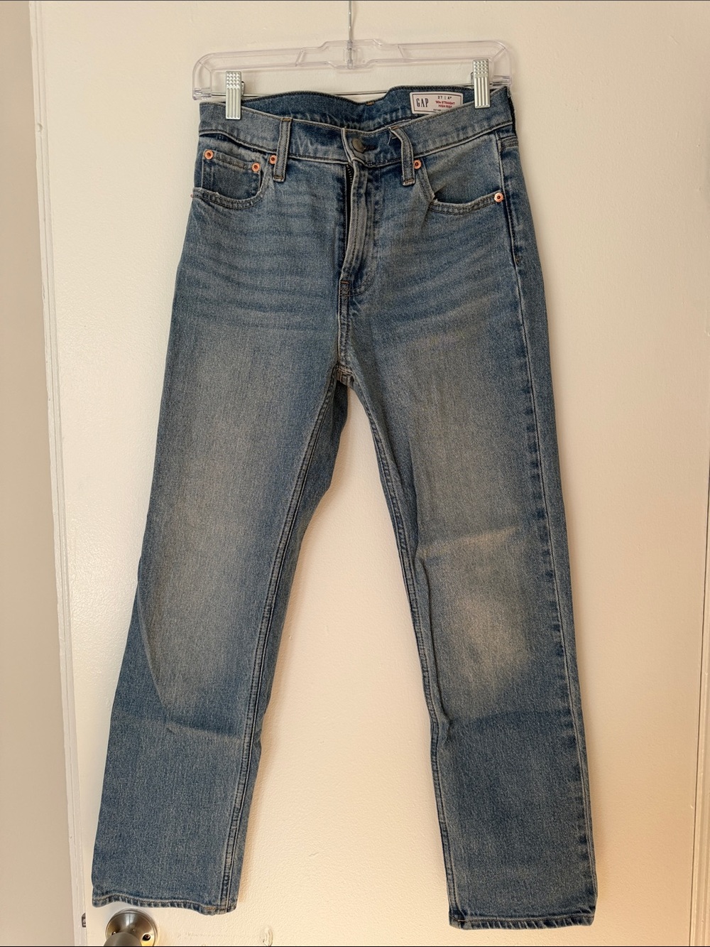 GAP Light Blue Straight-Leg Women's Jeans